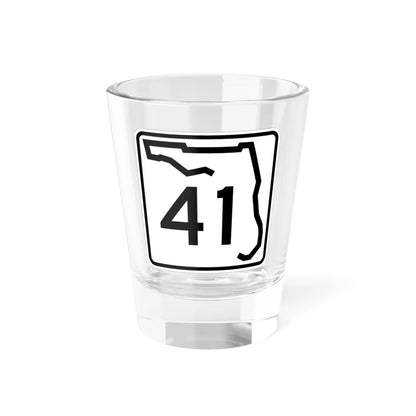 Florida 41 (Florida) (Road Sign) Shot Glass 1.5oz 1.5oz - Go Mug Yourself