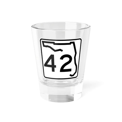 Florida 42 (Florida) (Road Sign) Shot Glass 1.5oz 1.5oz - Go Mug Yourself