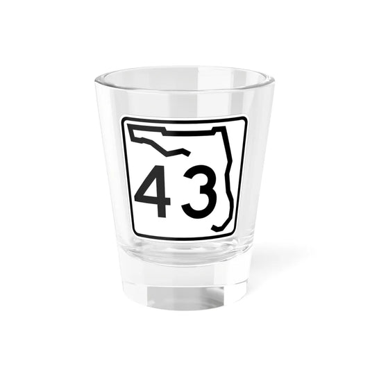 Florida 43 (Florida) (Road Sign) Shot Glass 1.5oz 1.5oz - Go Mug Yourself