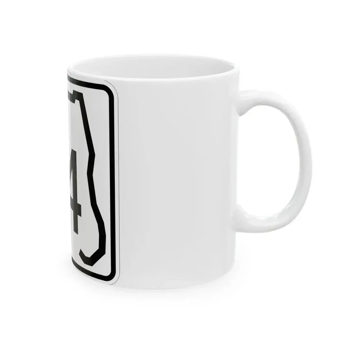 Florida 44 (Florida) (Road Sign) White Coffee Mug - Go Mug Yourself
