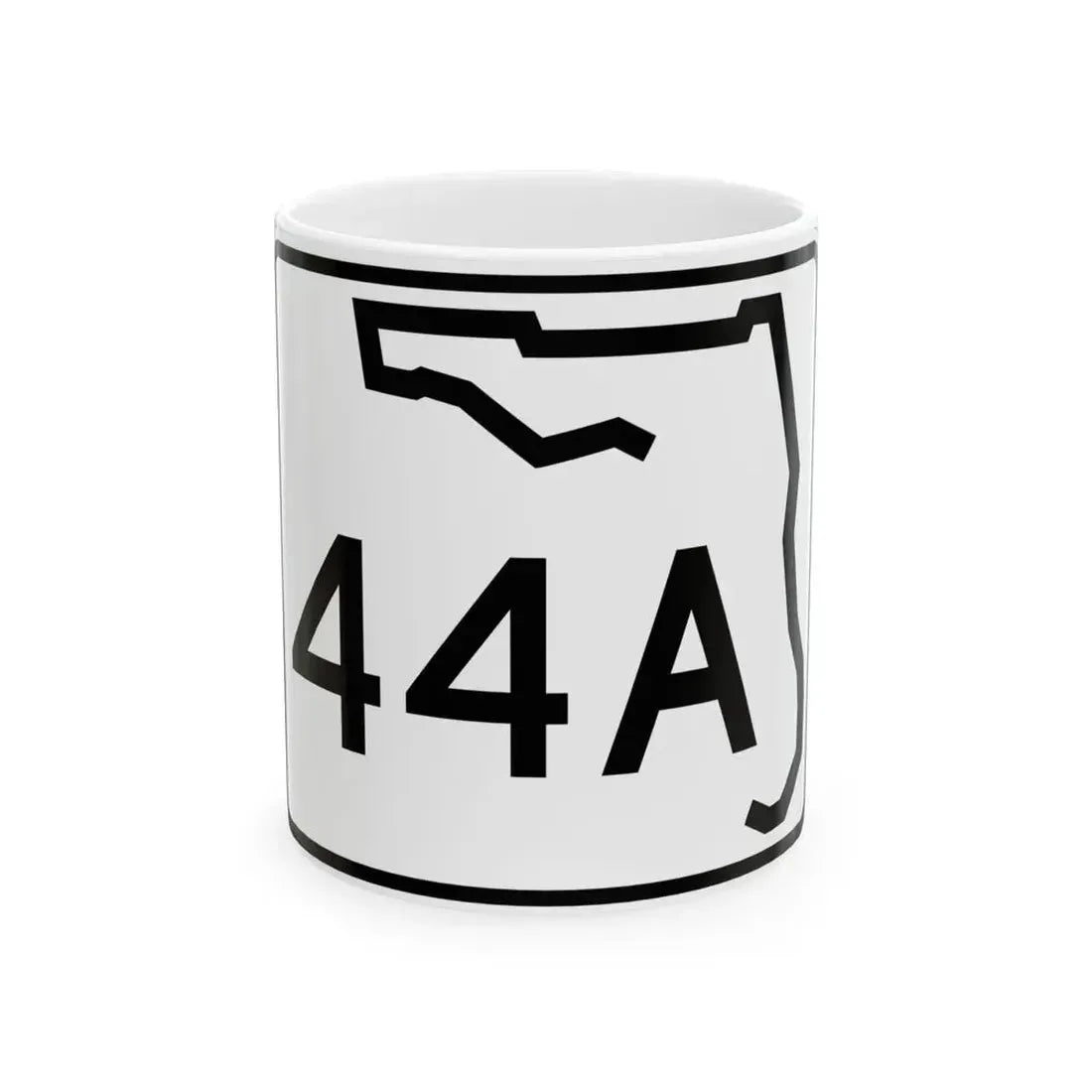 Florida 44A (Florida) (Road Sign) White Coffee Mug 11oz - Go Mug Yourself
