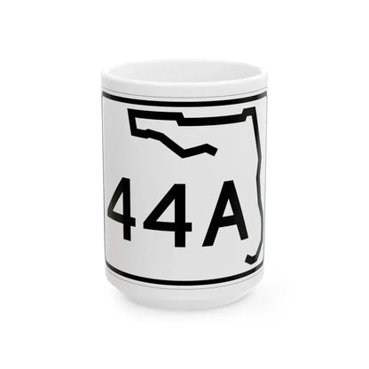 Florida 44A (Florida) (Road Sign) White Coffee Mug 15oz - Go Mug Yourself