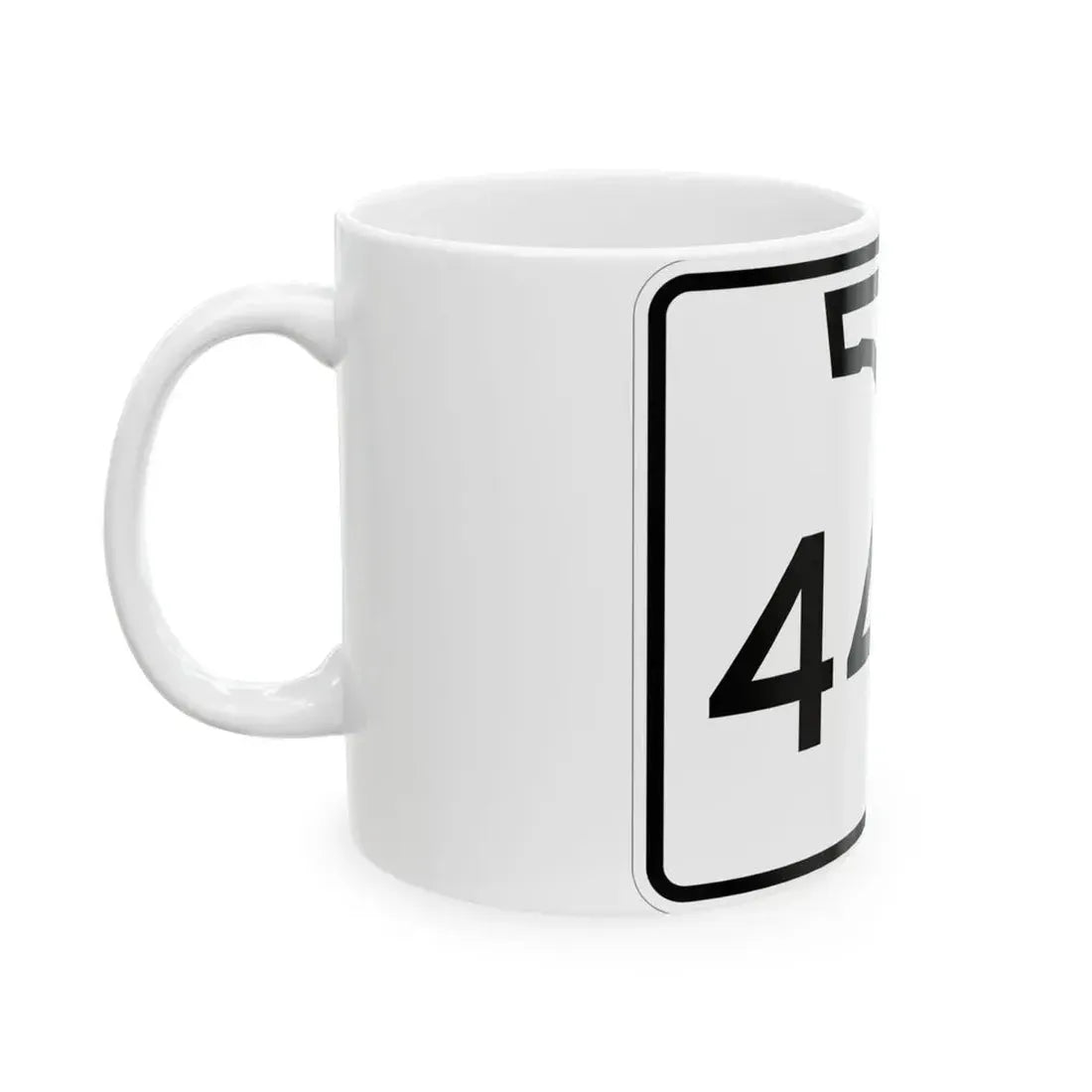Florida 44A (Florida) (Road Sign) White Coffee Mug - Go Mug Yourself