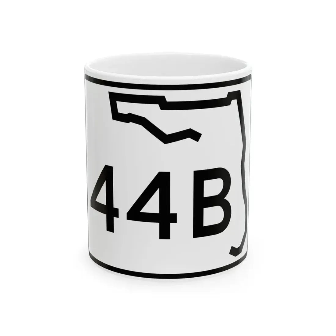 Florida 44B (Florida) (Road Sign) White Coffee Mug 11oz - Go Mug Yourself