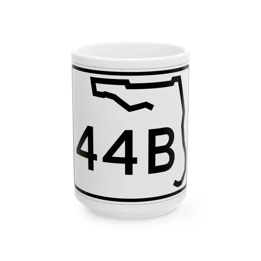 Florida 44B (Florida) (Road Sign) White Coffee Mug 15oz - Go Mug Yourself