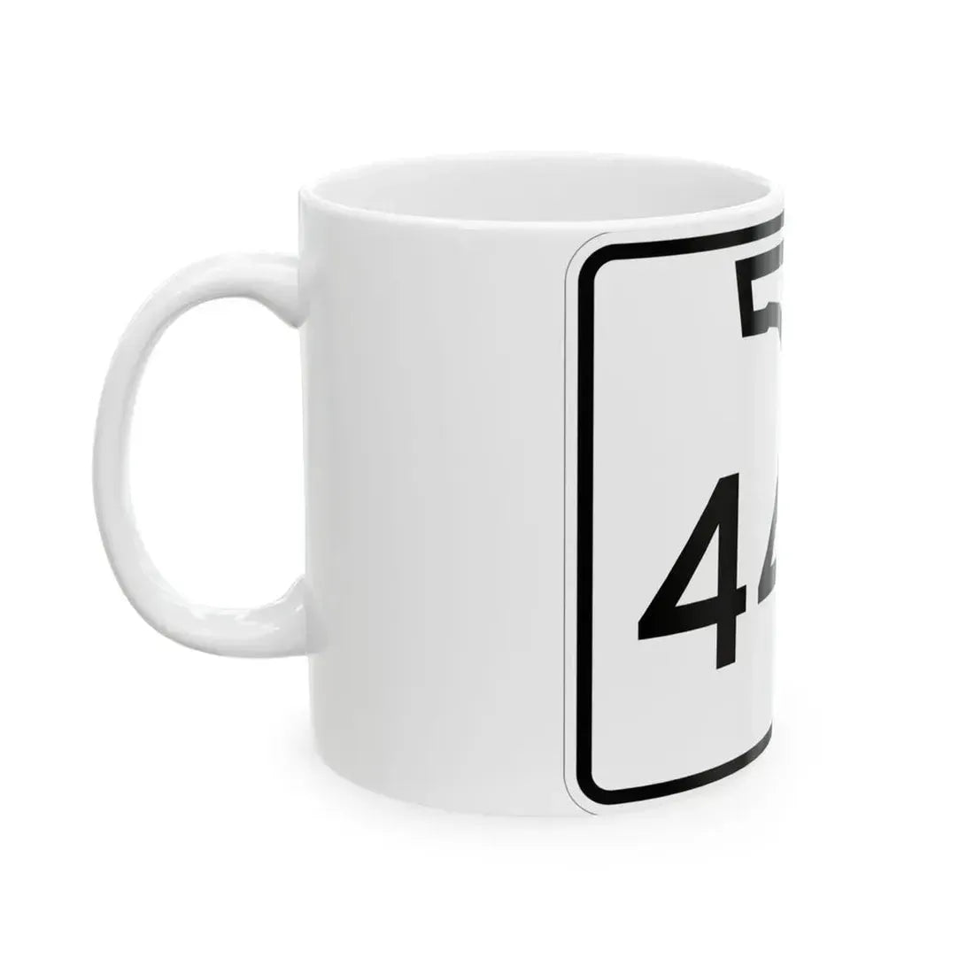 Florida 44B (Florida) (Road Sign) White Coffee Mug - Go Mug Yourself