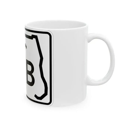 Florida 44B (Florida) (Road Sign) White Coffee Mug - Go Mug Yourself