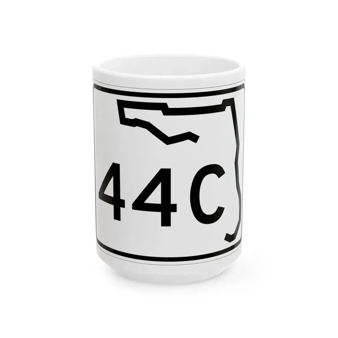 Florida 44C (Florida) (Road Sign) White Coffee Mug 15oz - Go Mug Yourself