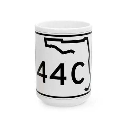 Florida 44C (Florida) (Road Sign) White Coffee Mug 15oz - Go Mug Yourself