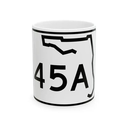 Florida 45A (Florida) (Road Sign) White Coffee Mug 11oz - Go Mug Yourself
