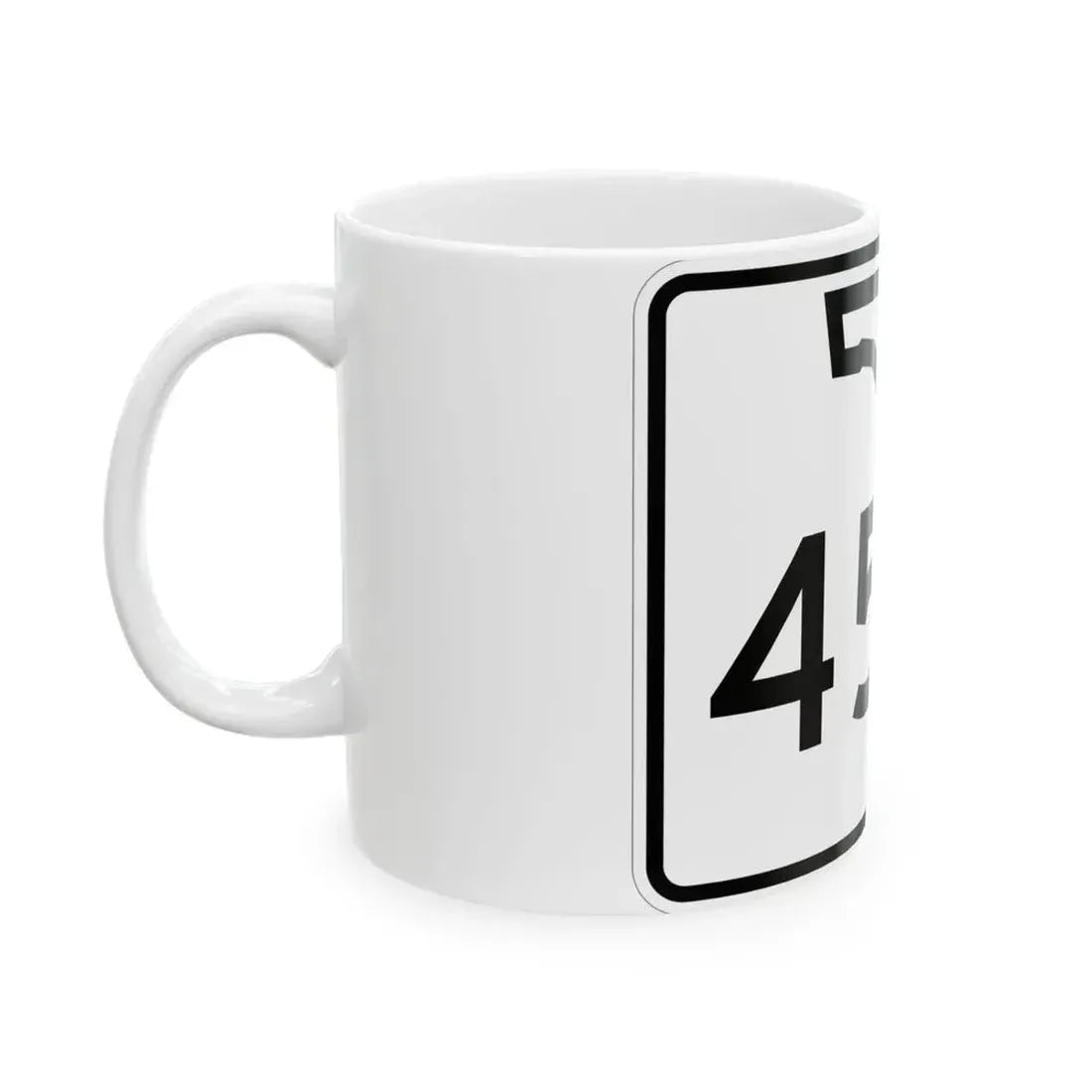 Florida 45A (Florida) (Road Sign) White Coffee Mug - Go Mug Yourself