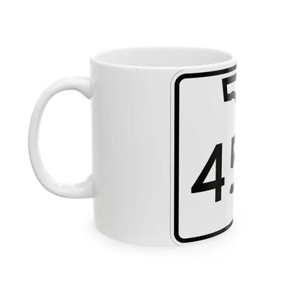 Florida 45A (Florida) (Road Sign) White Coffee Mug - Go Mug Yourself