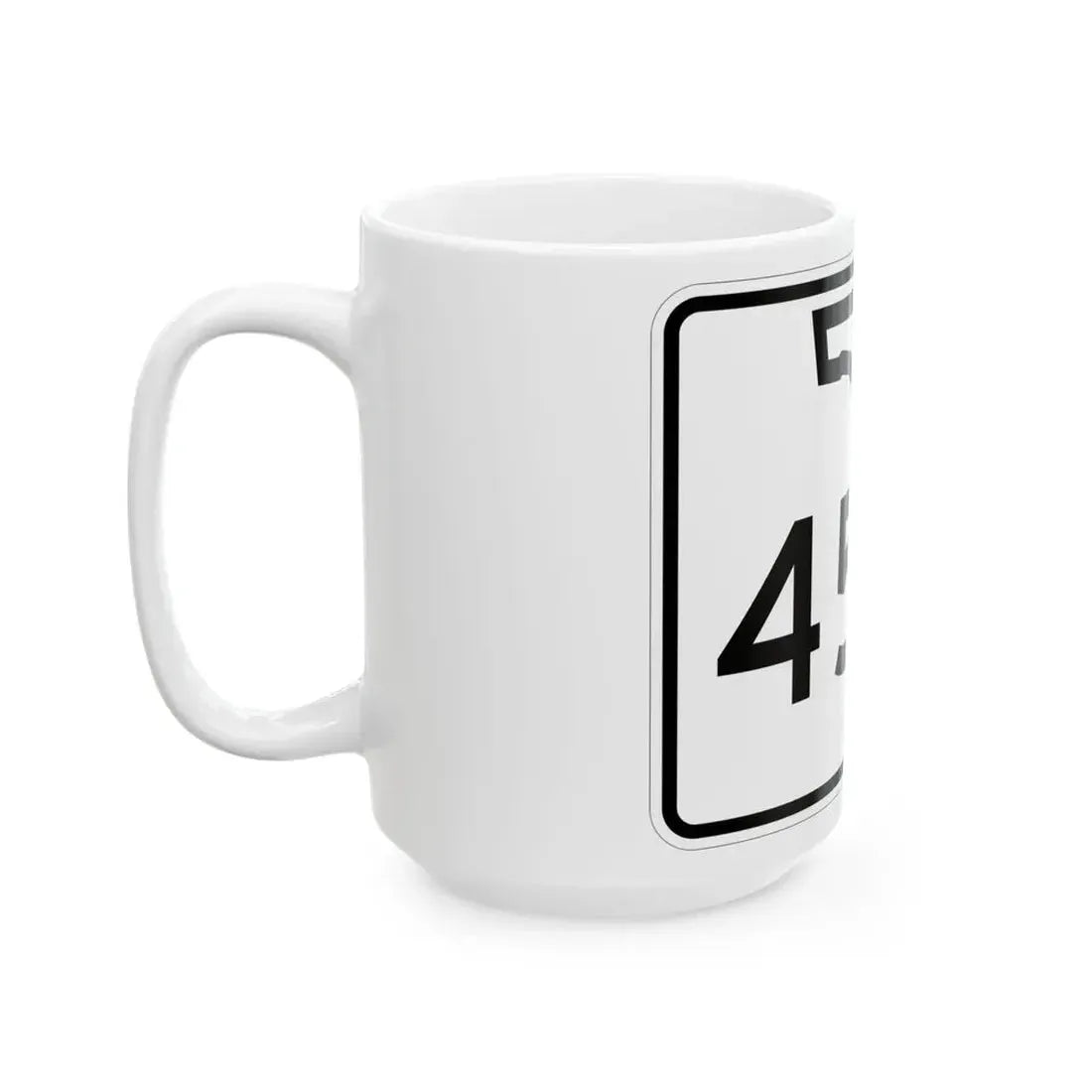 Florida 45A (Florida) (Road Sign) White Coffee Mug - Go Mug Yourself