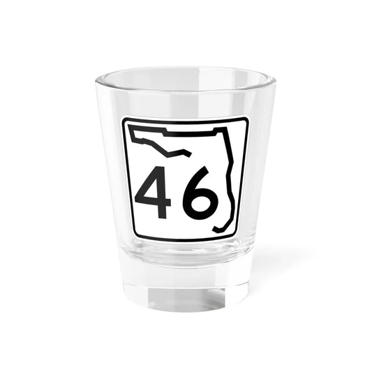 Florida 46 (Florida) (Road Sign) Shot Glass 1.5oz 1.5oz - Go Mug Yourself