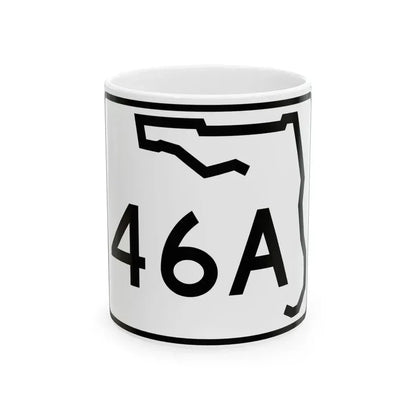 Florida 46A (Florida) (Road Sign) White Coffee Mug 11oz - Go Mug Yourself