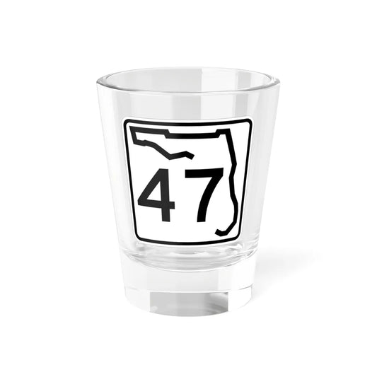 Florida 47 (Florida) (Road Sign) Shot Glass 1.5oz 1.5oz - Go Mug Yourself