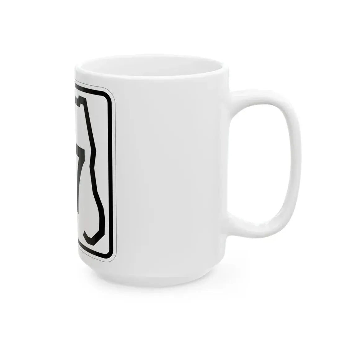 Florida 47 (Florida) (Road Sign) White Coffee Mug - Go Mug Yourself