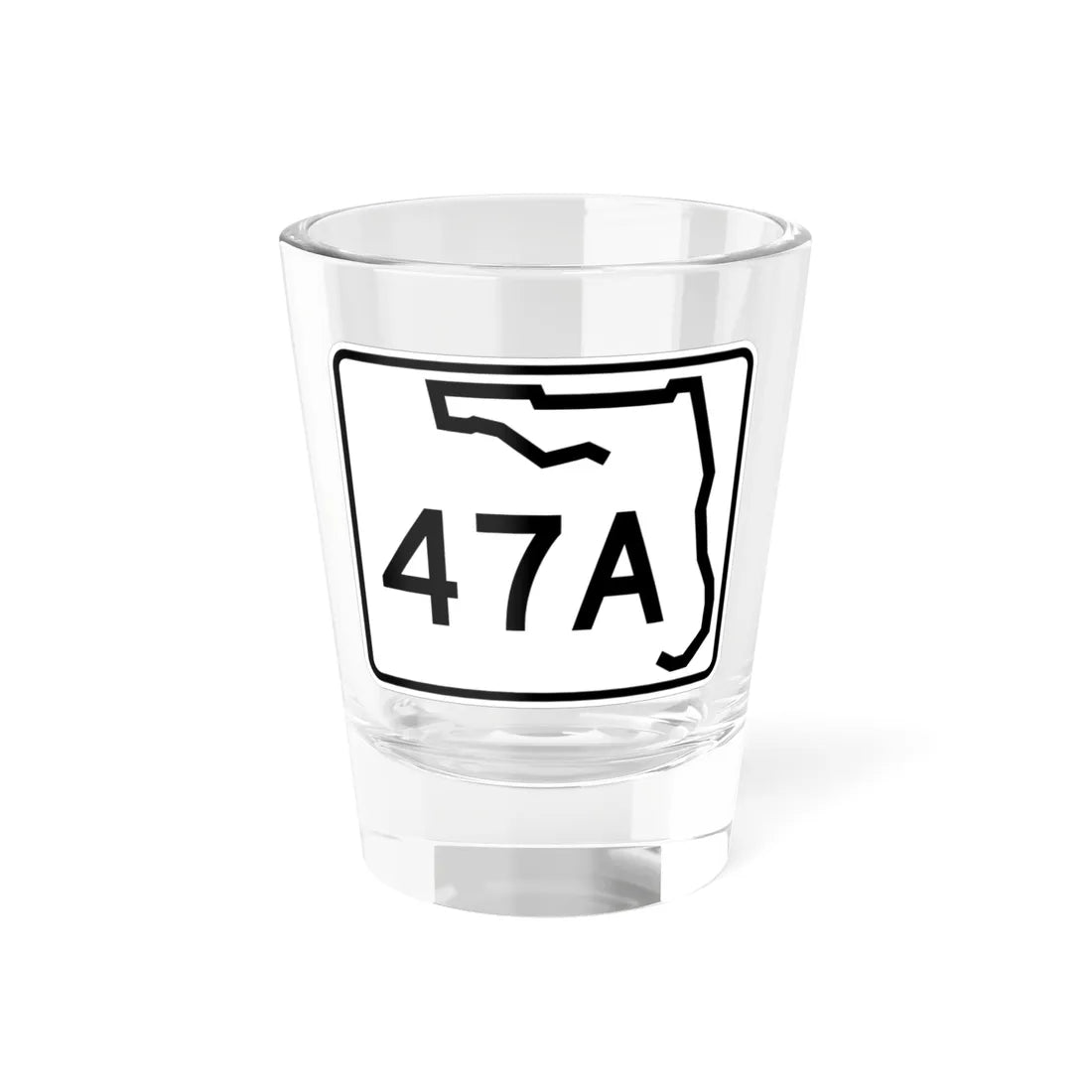 Florida 47A (Florida) (Road Sign) Shot Glass 1.5oz 1.5oz - Go Mug Yourself