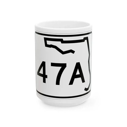 Florida 47A (Florida) (Road Sign) White Coffee Mug 15oz - Go Mug Yourself