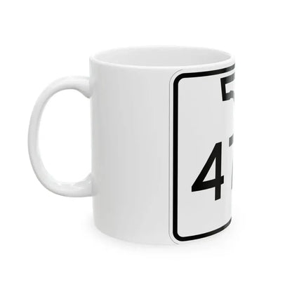 Florida 47A (Florida) (Road Sign) White Coffee Mug - Go Mug Yourself