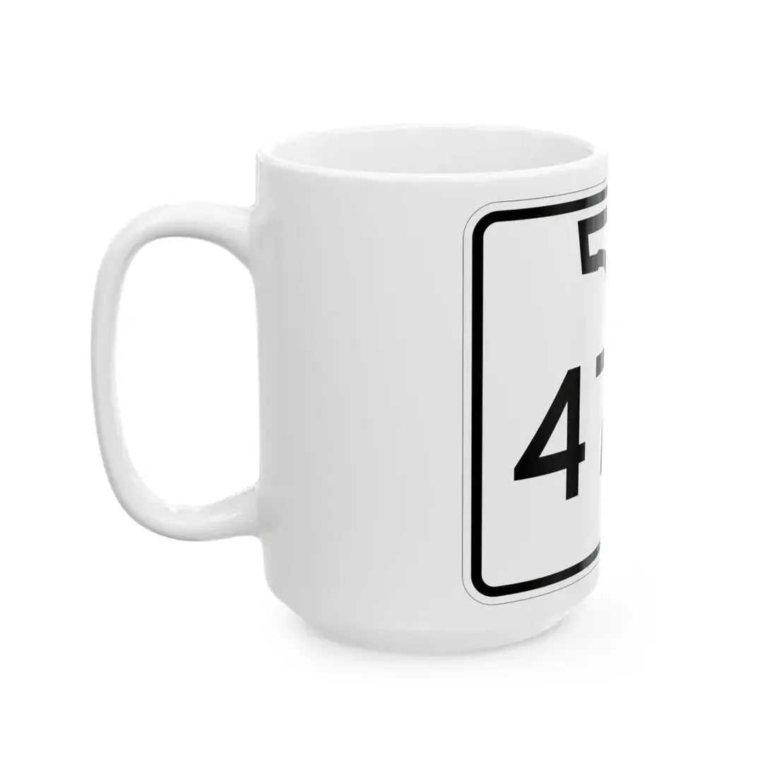 Florida 47A (Florida) (Road Sign) White Coffee Mug - Go Mug Yourself