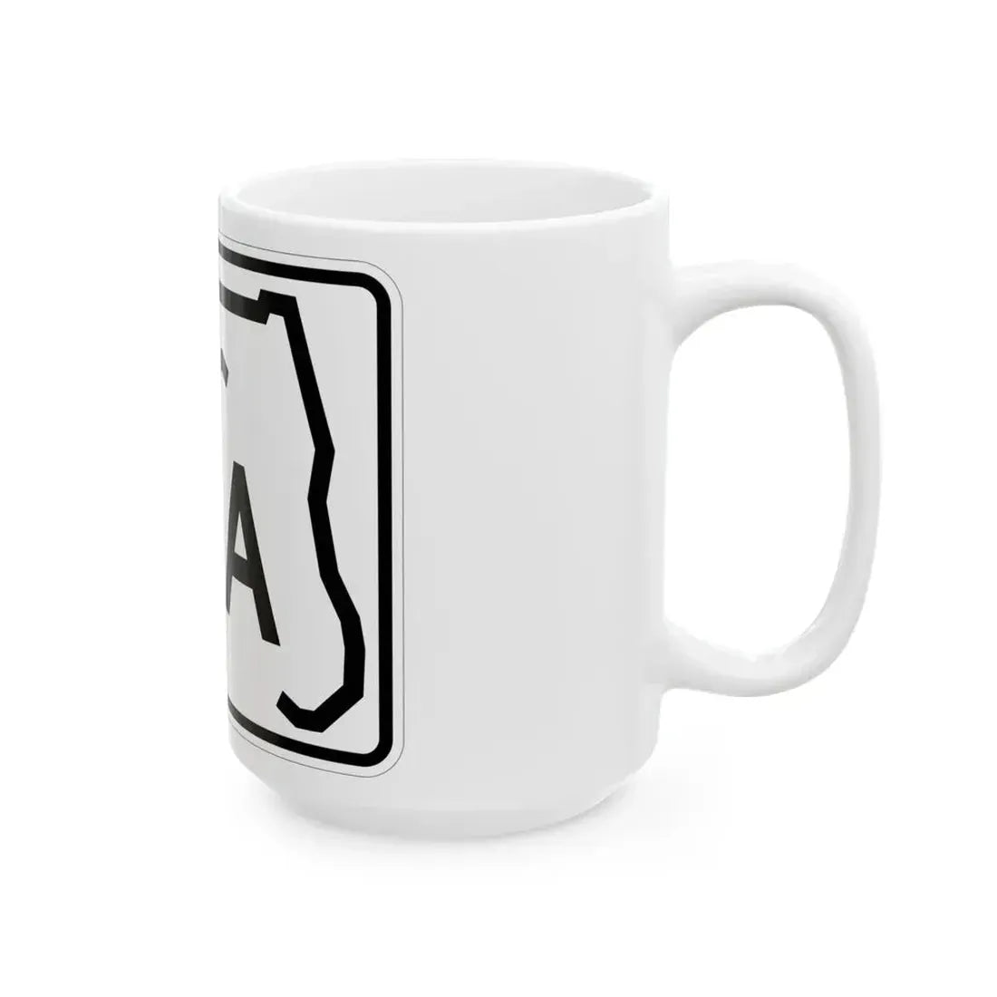 Florida 47A (Florida) (Road Sign) White Coffee Mug - Go Mug Yourself