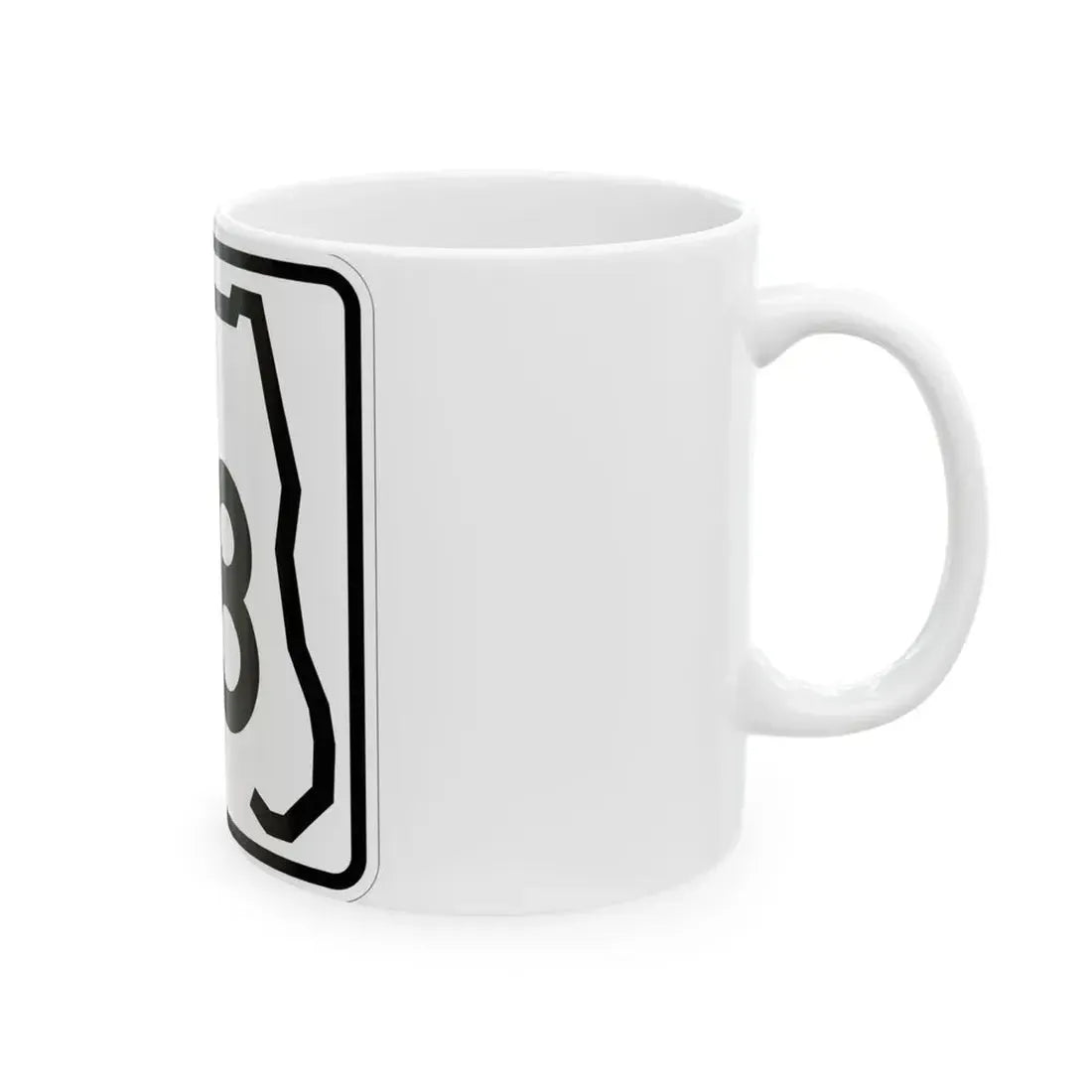 Florida 48 (Florida) (Road Sign) White Coffee Mug - Go Mug Yourself