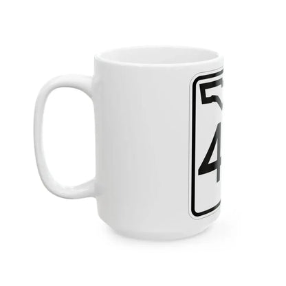 Florida 48 (Florida) (Road Sign) White Coffee Mug - Go Mug Yourself