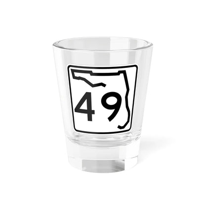 Florida 49 (Florida) (Road Sign) Shot Glass 1.5oz 1.5oz - Go Mug Yourself