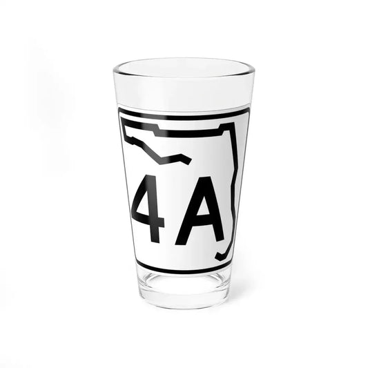 Florida 4A (Florida) (Road Sign) Pint Glass 16oz 16oz - Go Mug Yourself