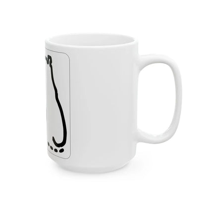 Florida 5 1955 (Florida) (Road Sign) White Coffee Mug - Go Mug Yourself