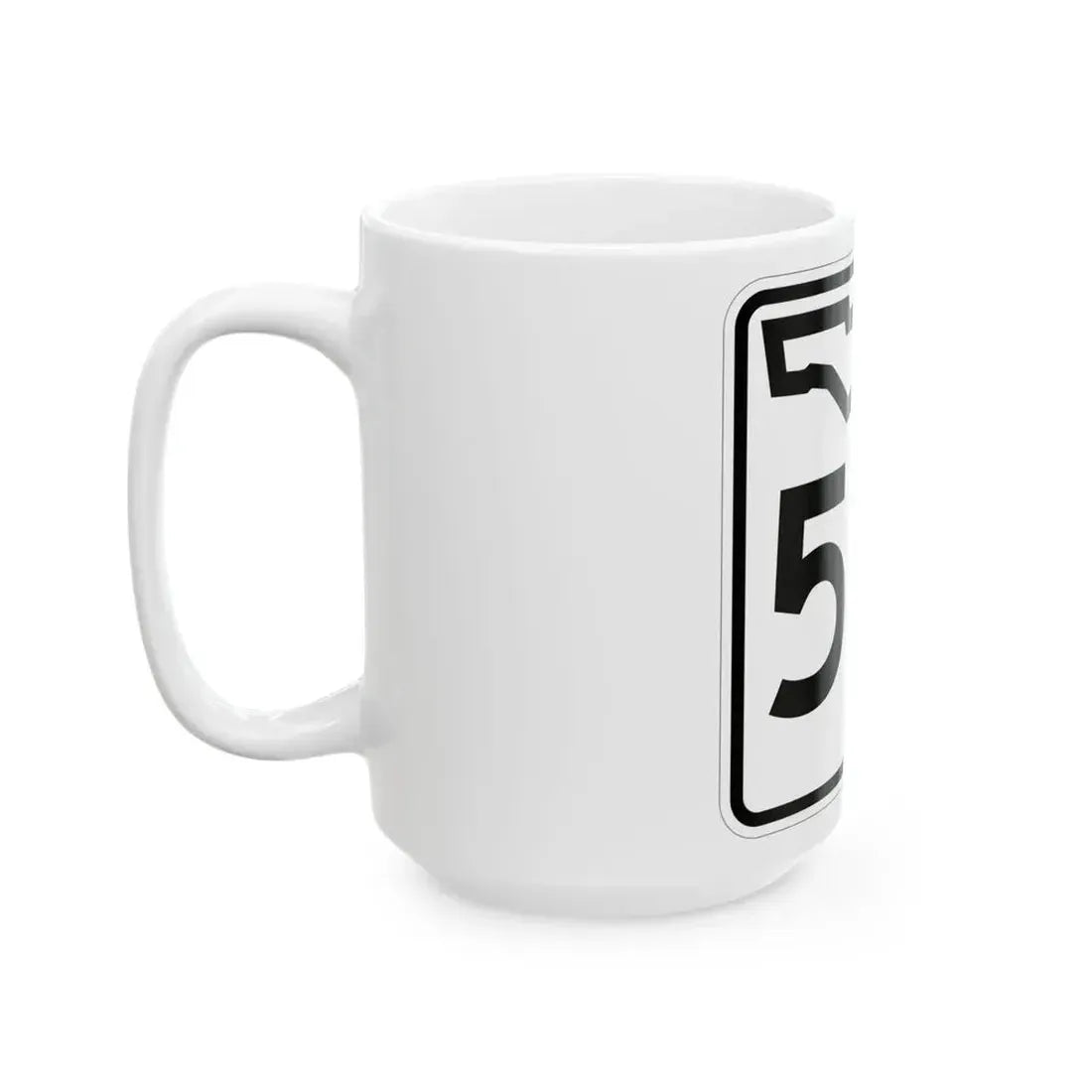 Florida 50 (Florida) (Road Sign) White Coffee Mug - Go Mug Yourself