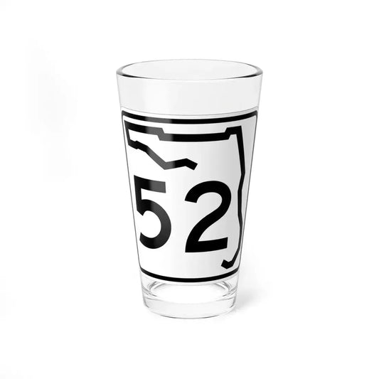 Florida 52 (Florida) (Road Sign) Pint Glass 16oz 16oz - Go Mug Yourself