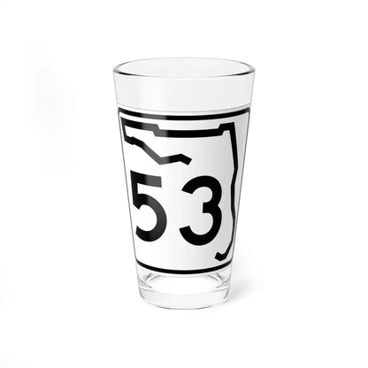 Florida 53 (Florida) (Road Sign) Pint Glass 16oz 16oz - Go Mug Yourself
