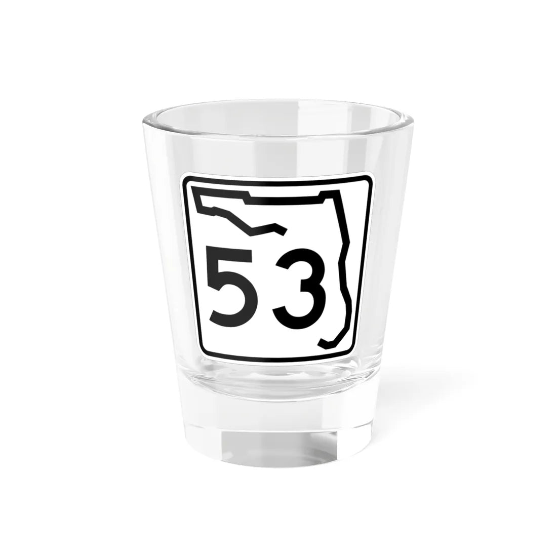 Florida 53 (Florida) (Road Sign) Shot Glass 1.5oz 1.5oz - Go Mug Yourself