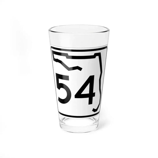 Florida 54 (Florida) (Road Sign) Pint Glass 16oz 16oz - Go Mug Yourself
