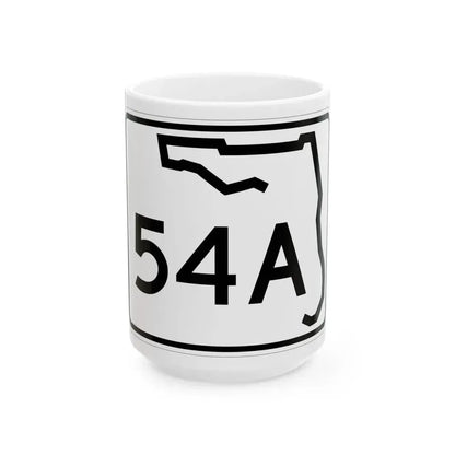 Florida 54A (Florida) (Road Sign) White Coffee Mug 15oz - Go Mug Yourself