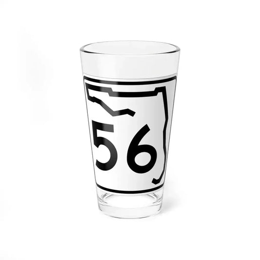 Florida 56 (Florida) (Road Sign) Pint Glass 16oz 16oz - Go Mug Yourself
