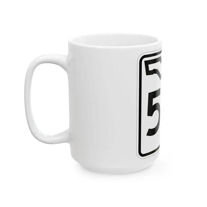 Florida 59 (Florida) (Road Sign) White Coffee Mug - Go Mug Yourself