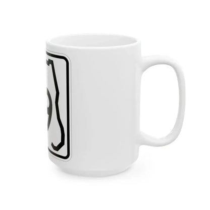 Florida 59 (Florida) (Road Sign) White Coffee Mug - Go Mug Yourself