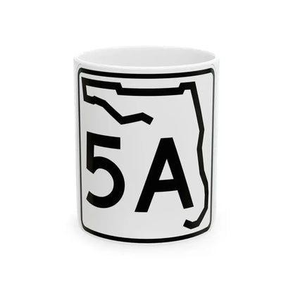 Florida 5A (Florida) (Road Sign) White Coffee Mug 11oz - Go Mug Yourself