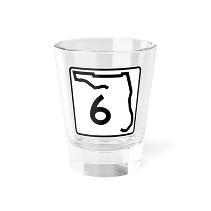Florida 6 (Florida) (Road Sign) Shot Glass 1.5oz 1.5oz - Go Mug Yourself
