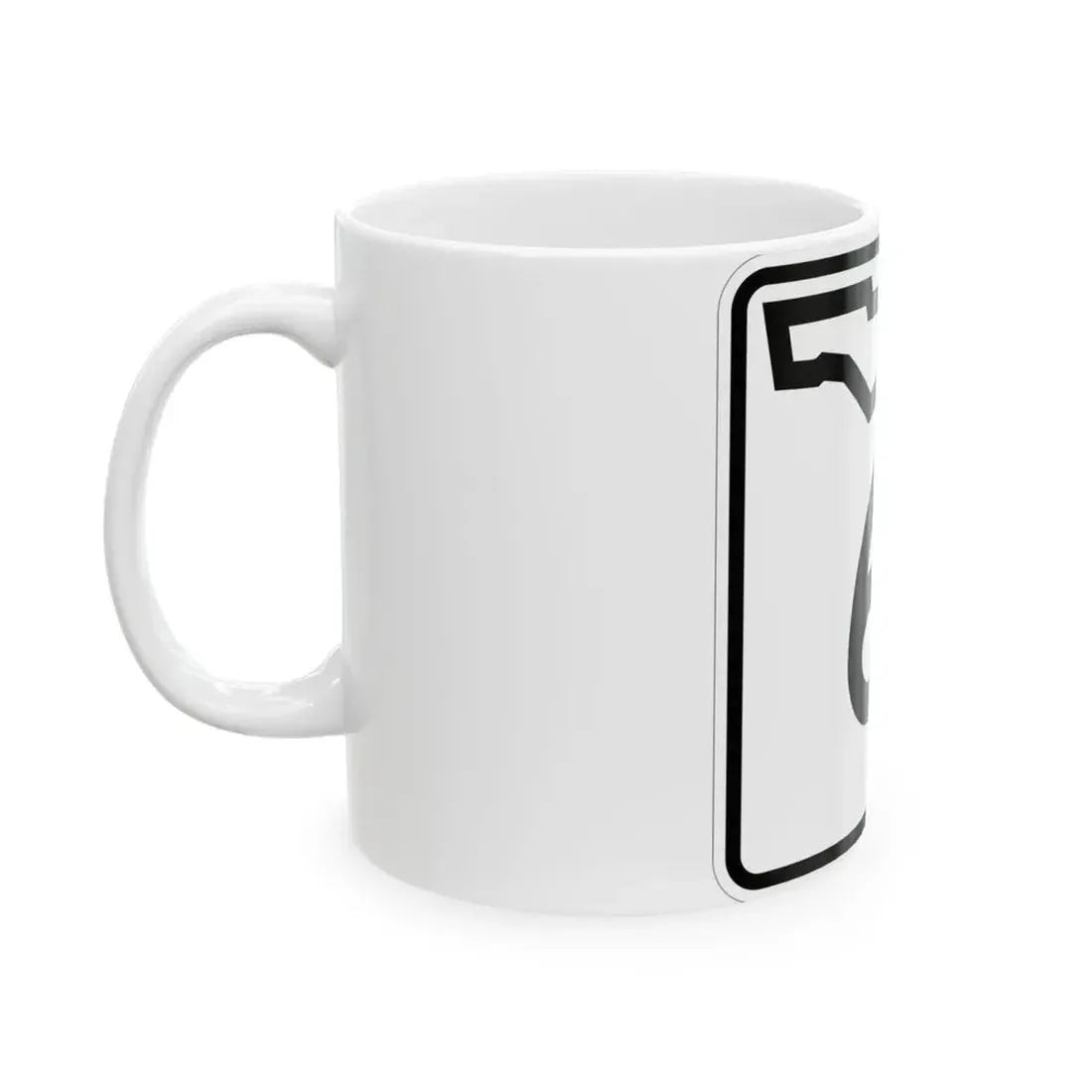 Florida 6 (Florida) (Road Sign) White Coffee Mug - Go Mug Yourself
