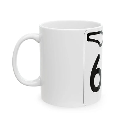 Florida 60 1955 (Florida) (Road Sign) White Coffee Mug - Go Mug Yourself