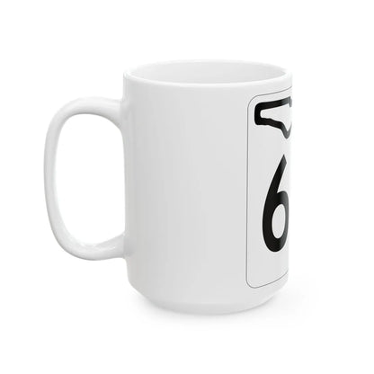 Florida 60 1955 (Florida) (Road Sign) White Coffee Mug - Go Mug Yourself
