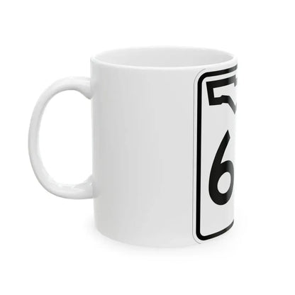 Florida 60 (Florida) (Road Sign) White Coffee Mug - Go Mug Yourself