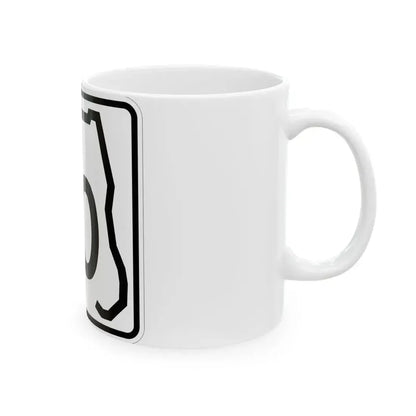 Florida 60 (Florida) (Road Sign) White Coffee Mug - Go Mug Yourself