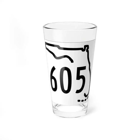 Florida 605 1955 (Florida) (Road Sign) Pint Glass 16oz 16oz - Go Mug Yourself