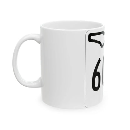 Florida 605 1955 (Florida) (Road Sign) White Coffee Mug - Go Mug Yourself