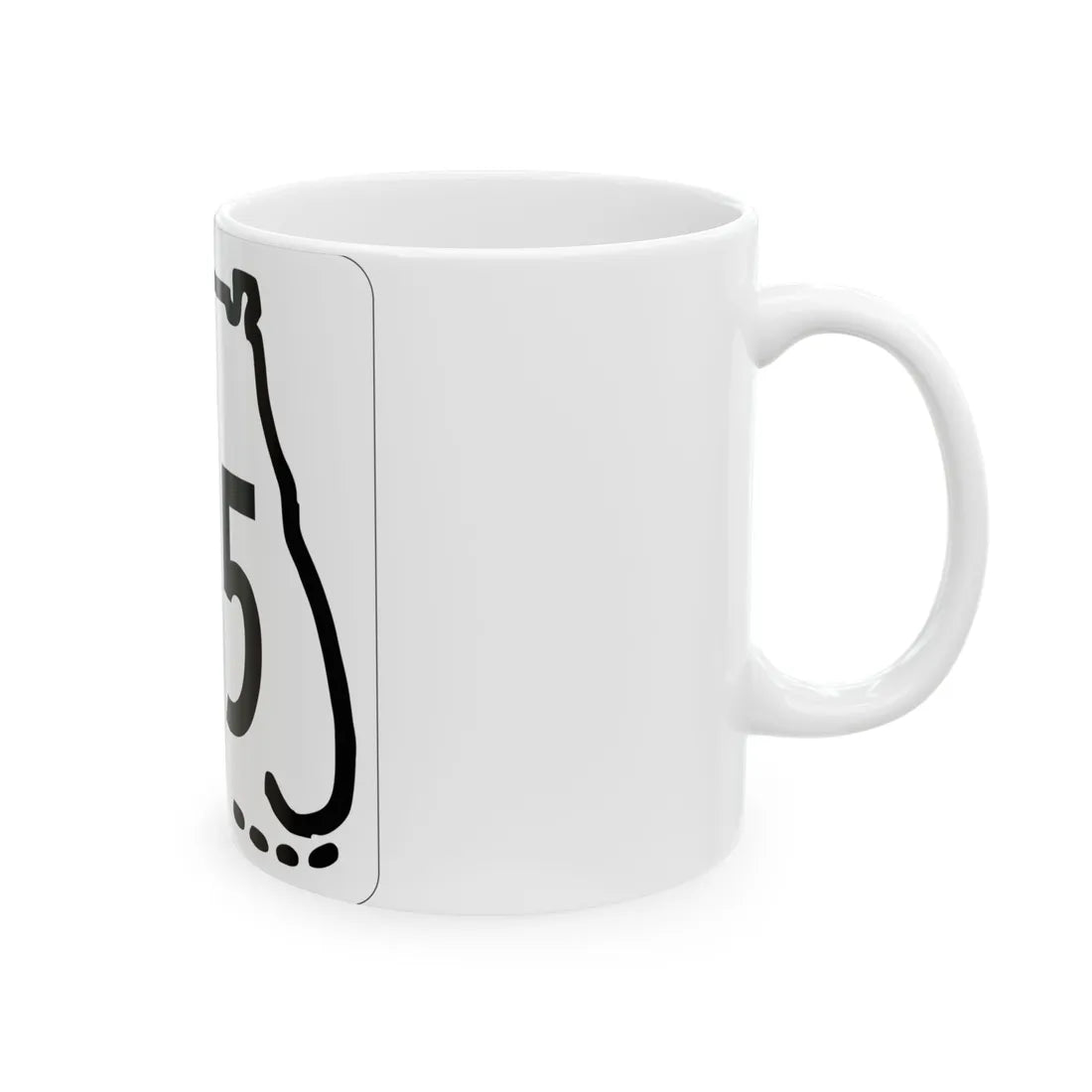 Florida 605 1955 (Florida) (Road Sign) White Coffee Mug - Go Mug Yourself